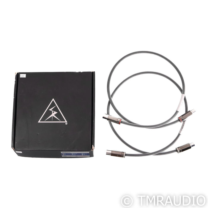 Shunyata Research Venom-X XLR Cables; 1m Pair Balanced Interconnects