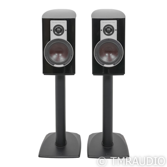Dali Epicon 2 Bookshelf Speakers; Ruby Macassar Pair with Stands
