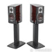 Dali Epicon 2 Bookshelf Speakers; Ruby Macassar Pair with Stands