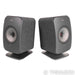 KEF LSX Wireless Streaming Bookshelf Speakers; Gray Pair with Stands
