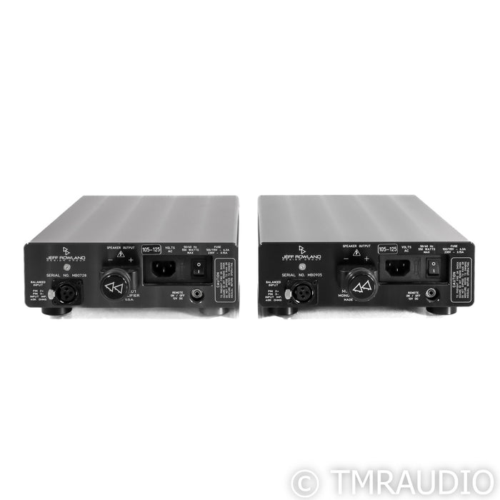Jeff Rowland Design Model 201 Monoblock Power Amplifiers; Pair