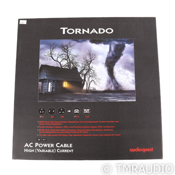 AudioQuest Tornado High-Current Power Cable; 2m AC Cord