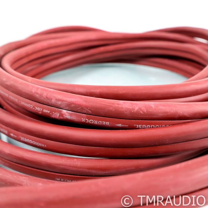 AudioQuest Bedrock Speaker Cables; 28ft Pair