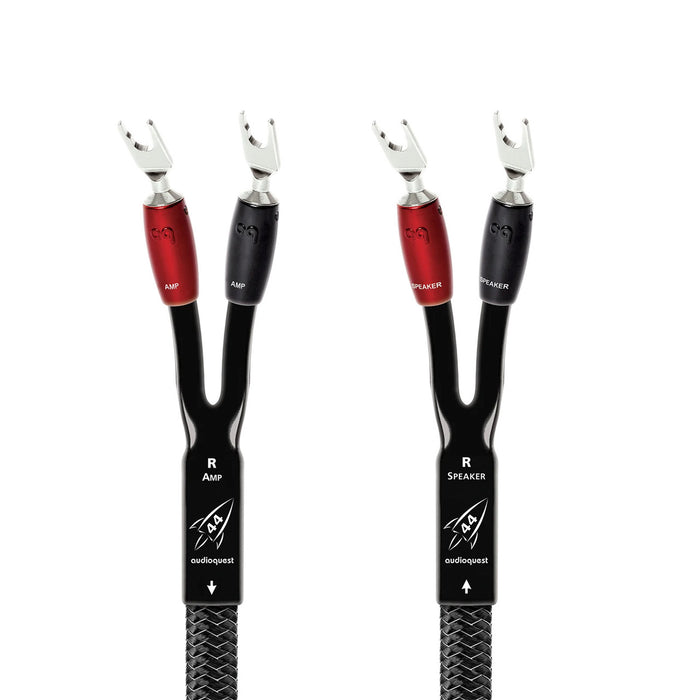 AudioQuest Rocket 22 Speaker Cables; 8ft Pair
