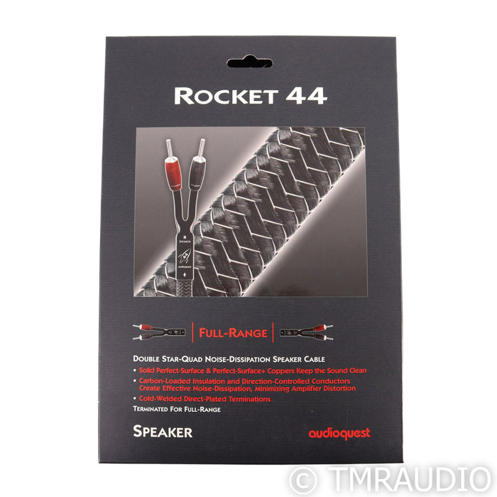 AudioQuest Rocket 44 Speaker Cables; 8ft Multi-Spade Pair