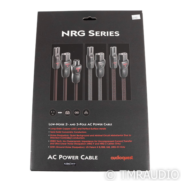AudioQuest NRG-Z3 Power Cable; 4.5m AC Cord
