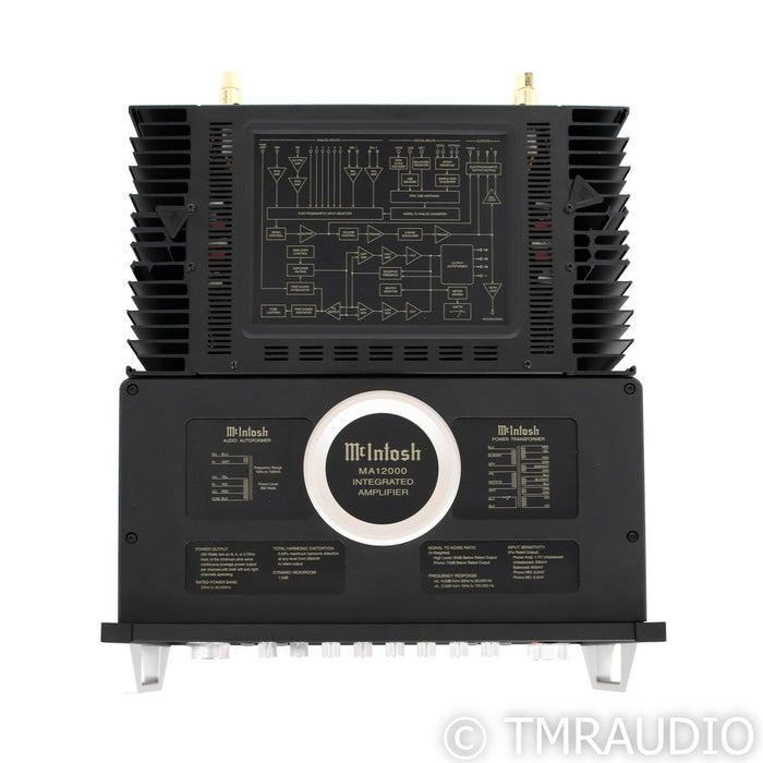 McIntosh MA12000 Stereo Tube Hybrid Integrated Amplifier; MM & MC Phono