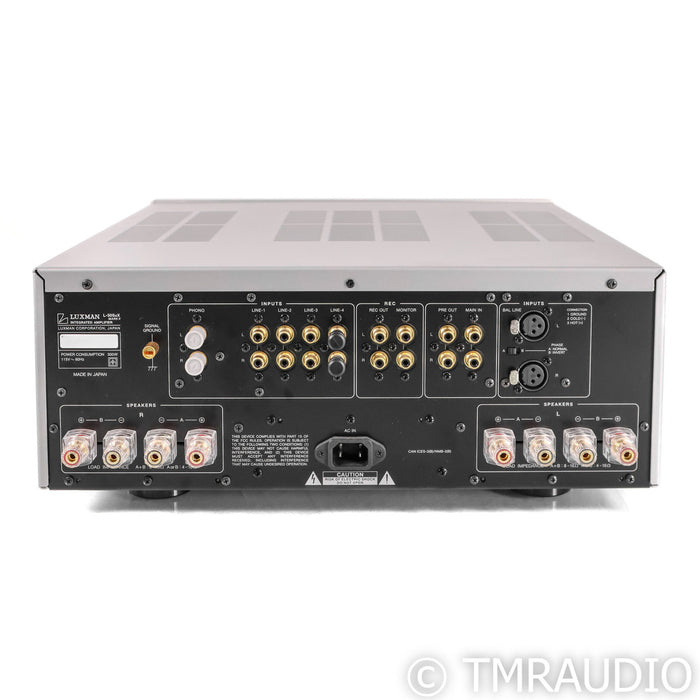 Luxman L-505uXII Stereo Integrated Amplifier;  MM & MC Phono