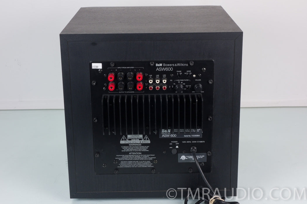 B&W ASW600 Powered 10 inch Subwoofer