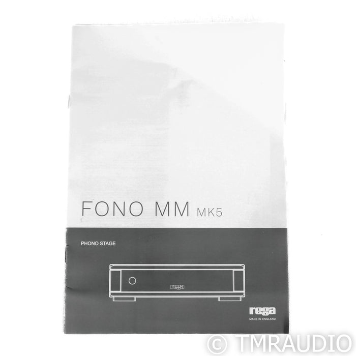 Rega Fono MM MK5 Phono Preamplifier; Moving Magnet