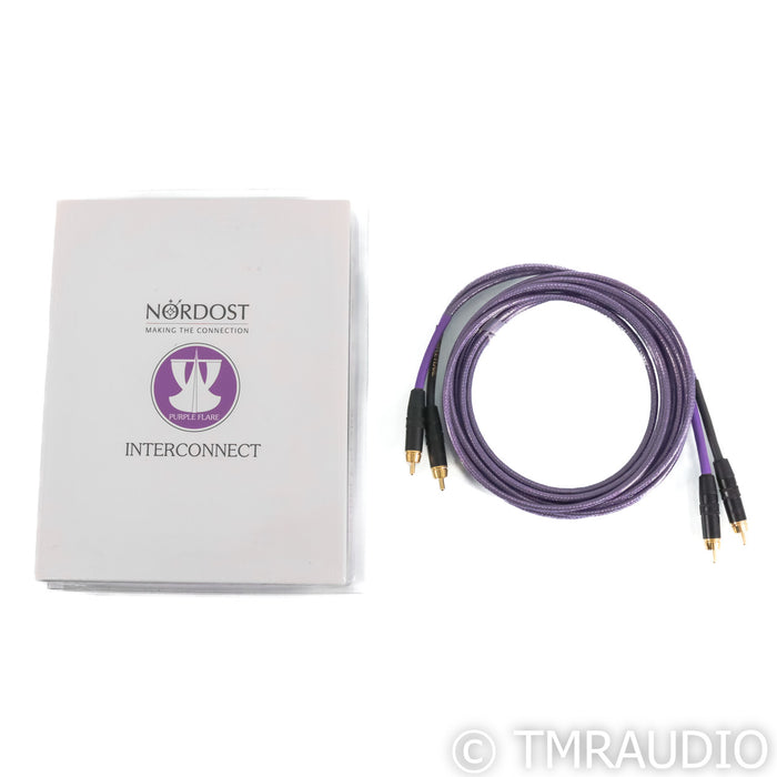 Nordost Leif Purple Flare RCA Cables; 2m Pair Interconnects