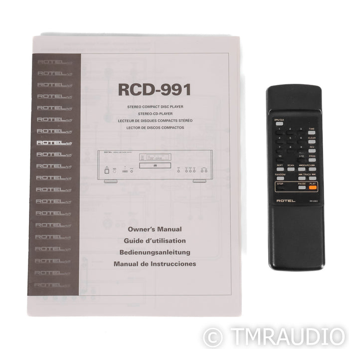 Rotel RCD-991 CD & HDCD Player; RCD991