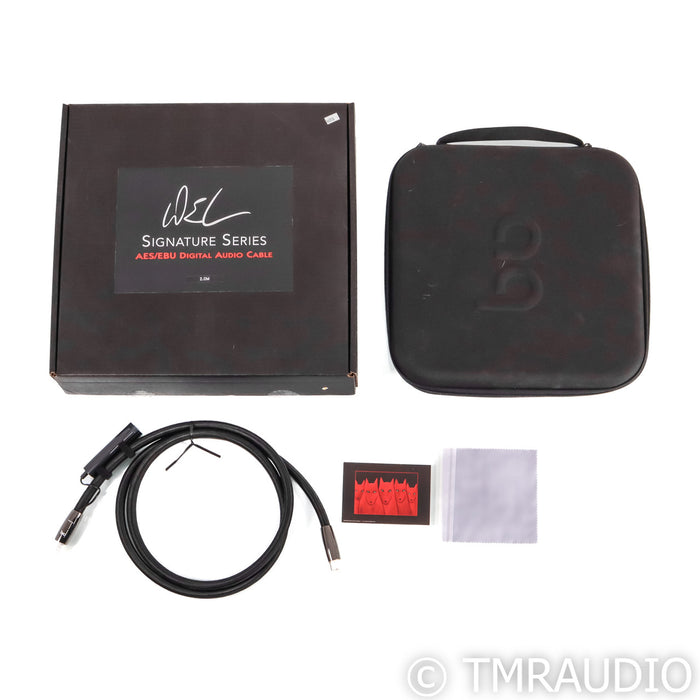 AudioQuest WEL Signature Digital XLR Cable; Single 2m AES/EBU Interconnect