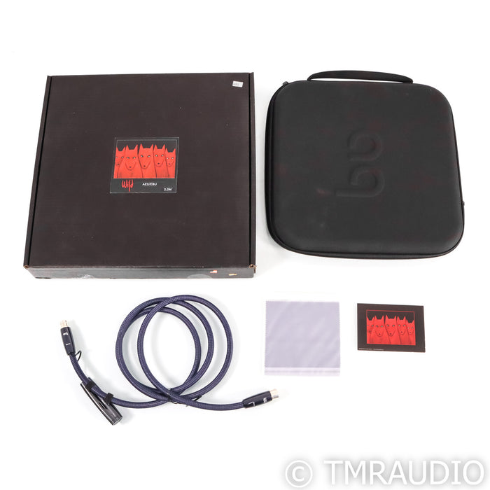 AudioQuest Wild Digital XLR Cable; Single 2m AES/EBU Interconnect; 72v DBS