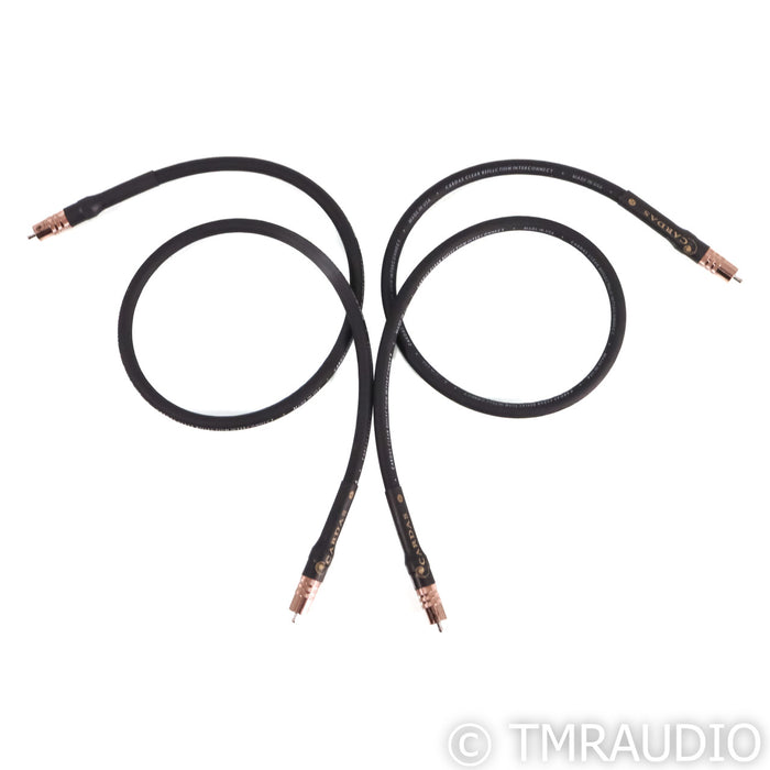 Cardas Audio Clear Reflection RCA Cables; 1m Pair Interconnects