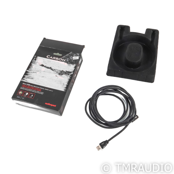 AudioQuest Carbon Mini USB Cable; 3m Digital Interconnect