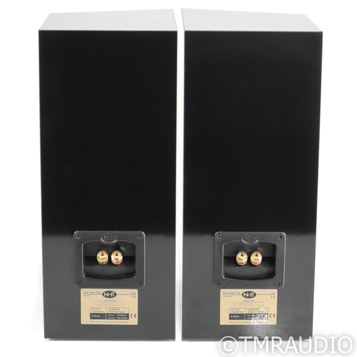 NHT 1.5 Bookshelf Speakers; Black Pair
