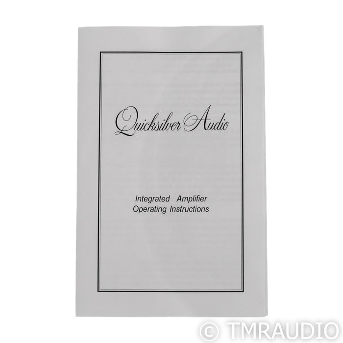 Quicksilver Audio Stereo Tube Integrated Amplifier
