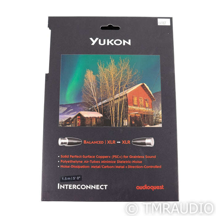 AudioQuest Yukon XLR Cables; 1.5m Pair Balanced Interconnects