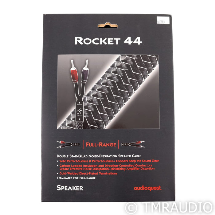 AudioQuest Rocket 44 Speaker Cables; 8ft Pair