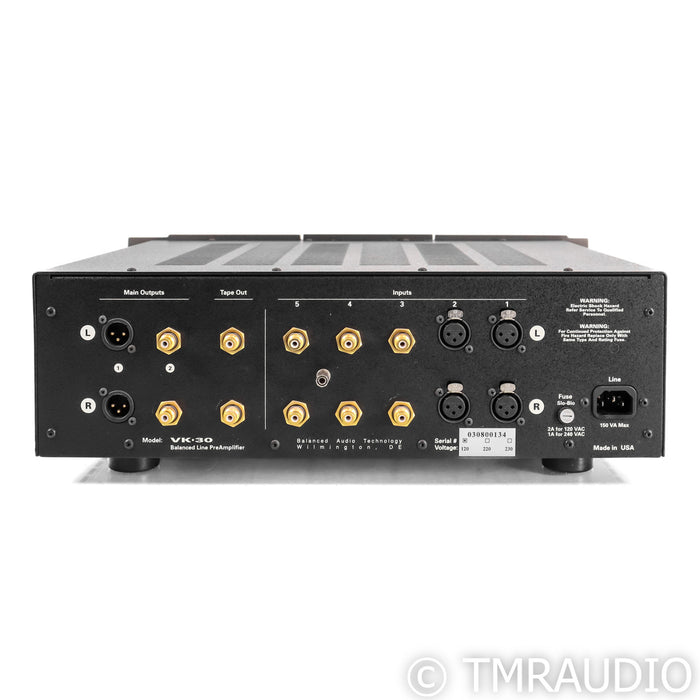 Balanced Audio Technology VK-30SE Stereo Tube Preamplifier; MM Phono