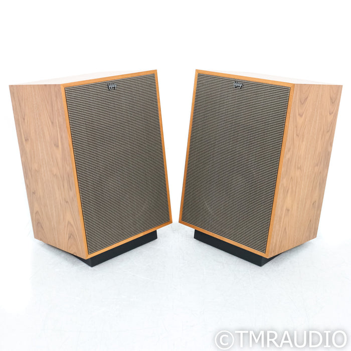 Klipsch Heresy IV Floorstanding Speakers; American Walnut Pair