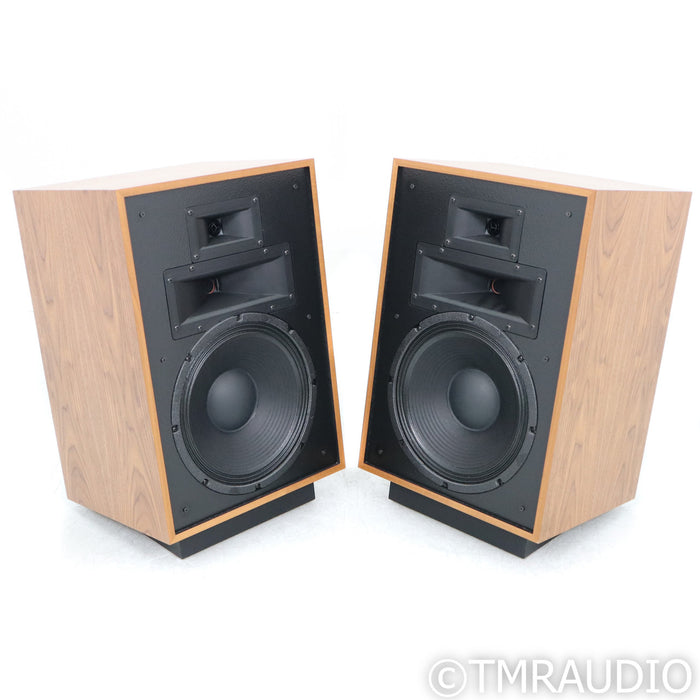 Klipsch Heresy IV Floorstanding Speakers; American Walnut Pair