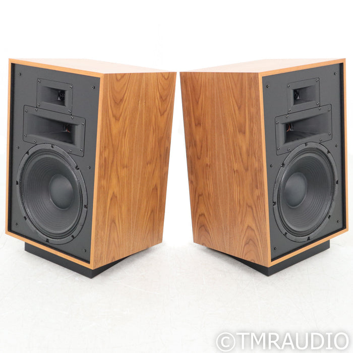 Klipsch Heresy IV Floorstanding Speakers; American Walnut Pair