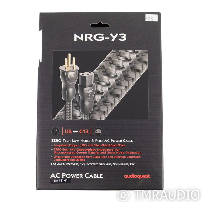 AudioQuest NRG-Y3 Power Cable; 1m AC Cord
