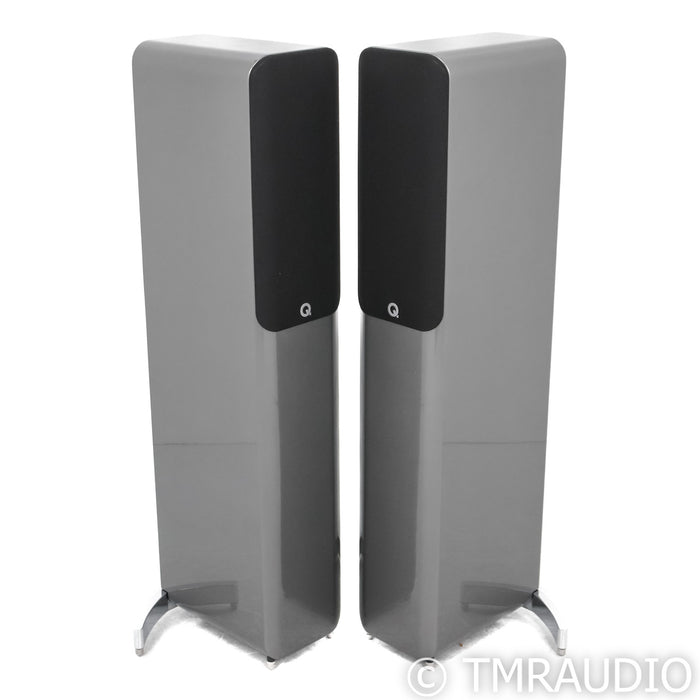 Q Acoustics Concept 50 Floorstanding Speakers; Gloss Silver Pair