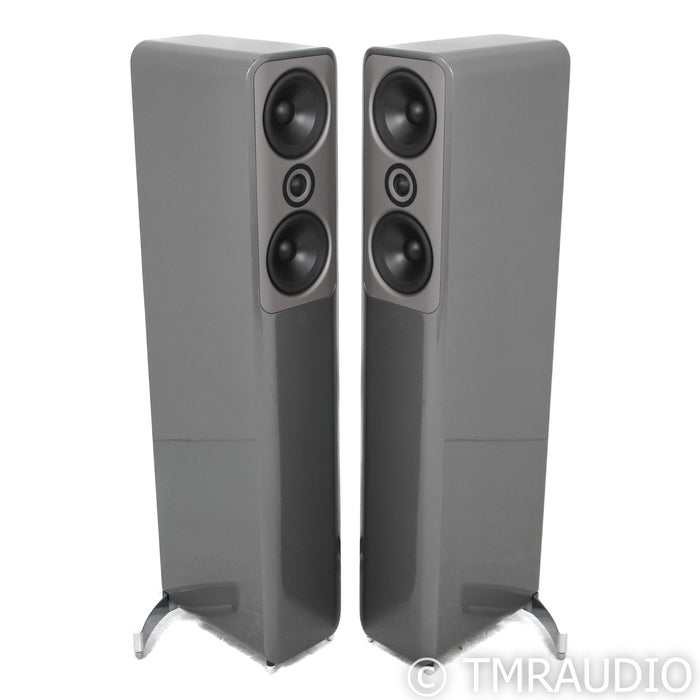 Q Acoustics Concept 50 Floorstanding Speakers; Gloss Silver Pair