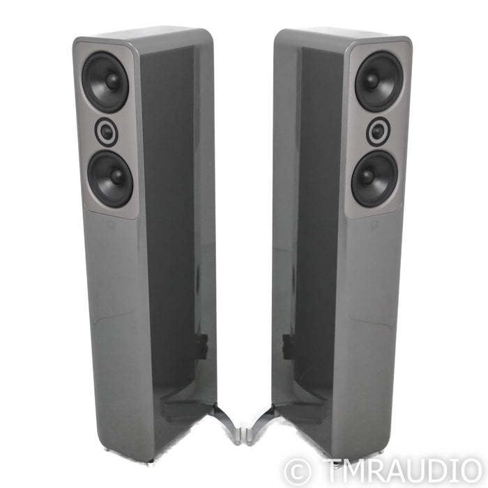 Q Acoustics Concept 50 Floorstanding Speakers; Gloss Silver Pair