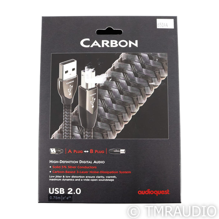 AudioQuest Carbon USB Cable; 0.75m Digital Interconnect