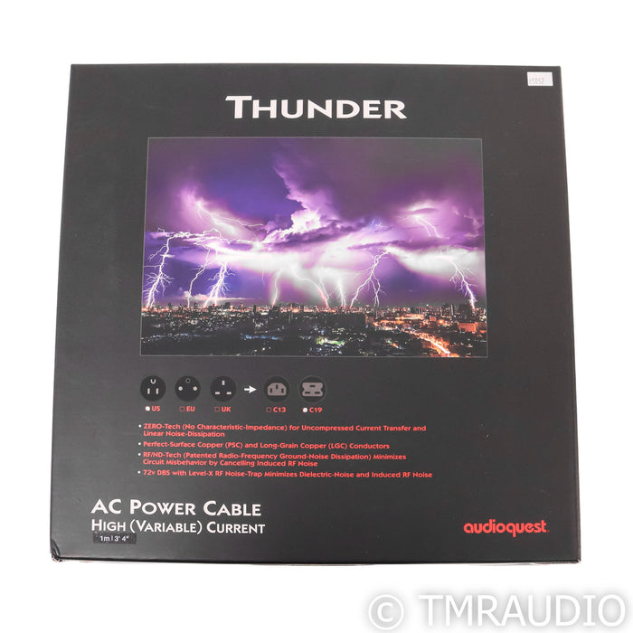 AudioQuest Thunder High-Current Power Cable; 1m AC Cord