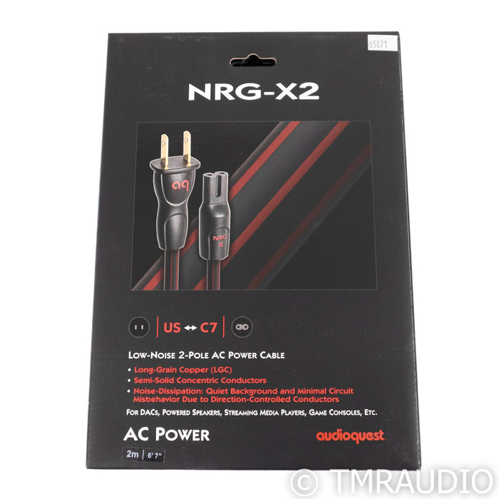 AudioQuest NRG-X2 Power Cable; 2m AC Cord