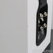 B&W 705 S2 Bookshelf Speakers; White Pair w/ Stands