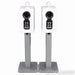 B&W 705 S2 Bookshelf Speakers; White Pair w/ Stands