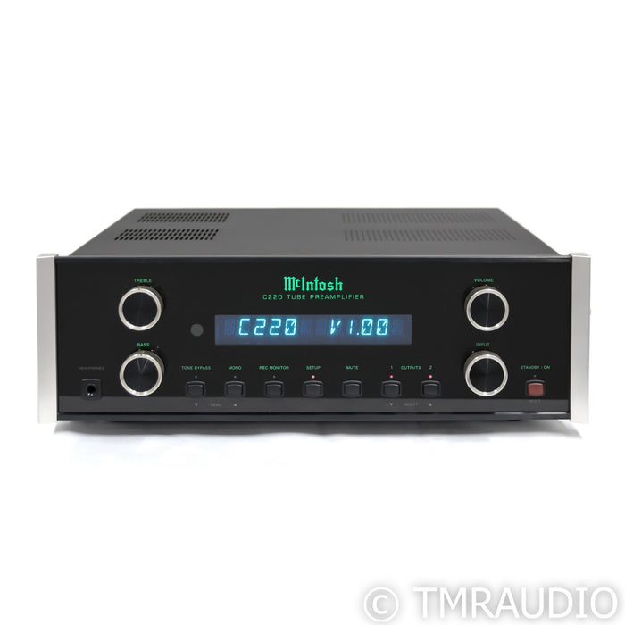 McIntosh C220 Stereo Tube Preamplifier; MM Phono