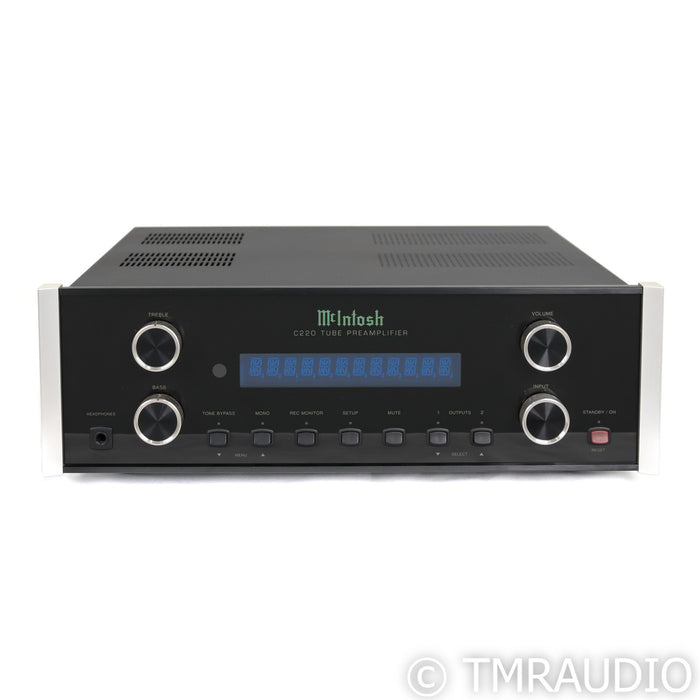 McIntosh C220 Stereo Tube Preamplifier; MM Phono