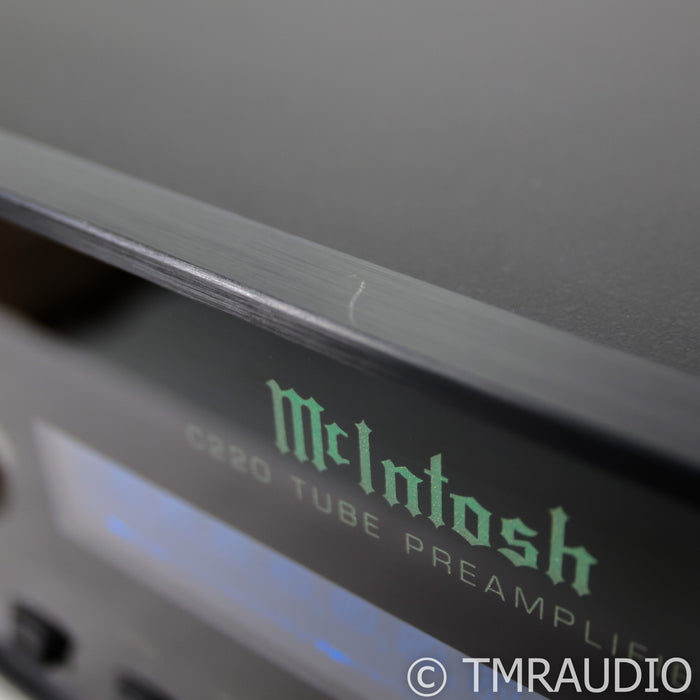 McIntosh C220 Stereo Tube Preamplifier; MM Phono
