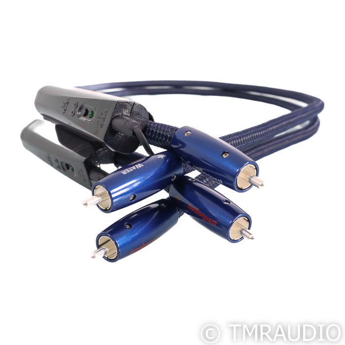 AudioQuest Water RCA Cables; 1m Pair Interconnects