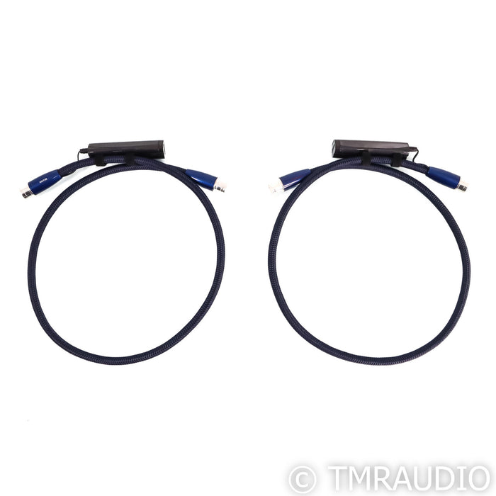 AudioQuest Water XLR Cables; 1m Pair Balanced Interconnects