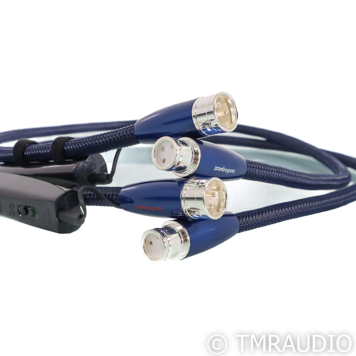 AudioQuest Water XLR Cables; 1m Pair Balanced Interconnects