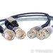 AudioQuest Water XLR Cables; 1m Pair Balanced Interconnects