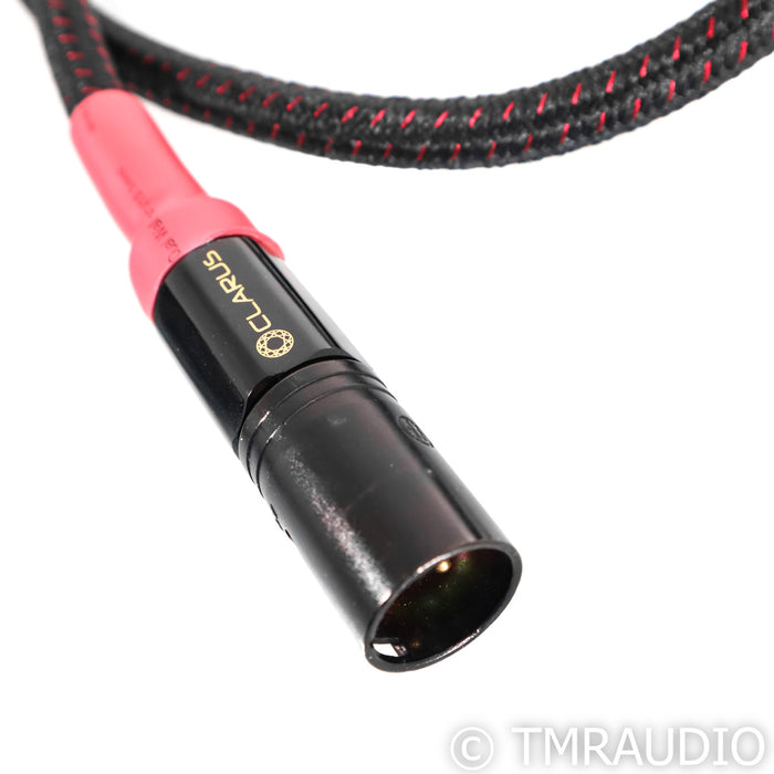 Clarus Cable Crimson XLR Cables; 1m Pair Balanced Interconnects