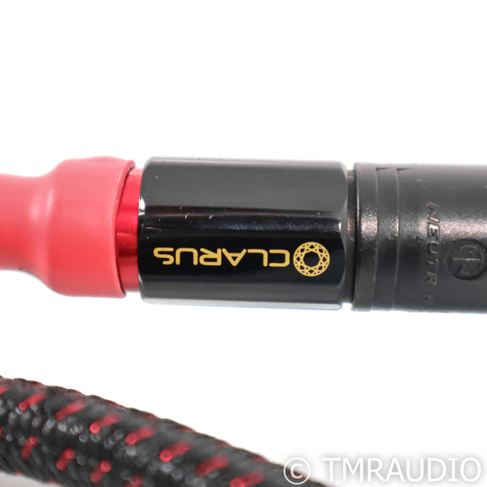Clarus Cable Crimson XLR Cables; 1m Pair Balanced Interconnects