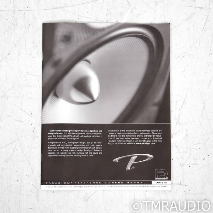 Paradigm Signature S4 Bookshelf Speakers; Rosewood Pair