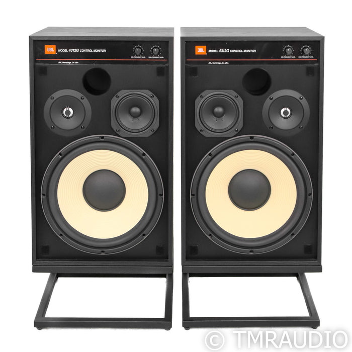 JBL 4312G Bookshelf Speakers; Black Pair with Stands