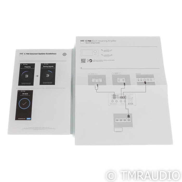 NAD Electronics C 700 BluOS Streaming Integrated Amplifier (Open Box)
