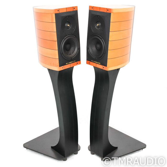 Sonus Faber Cremona Auditor Bookshelf Speakers; Maple Pair w/ Stands